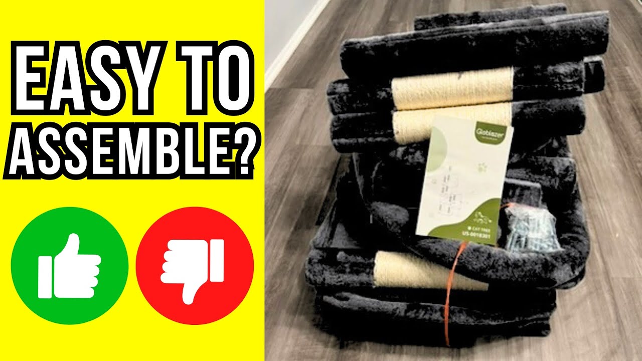 Here’s how long it takes to assemble this Globlazer F83 cat tree...