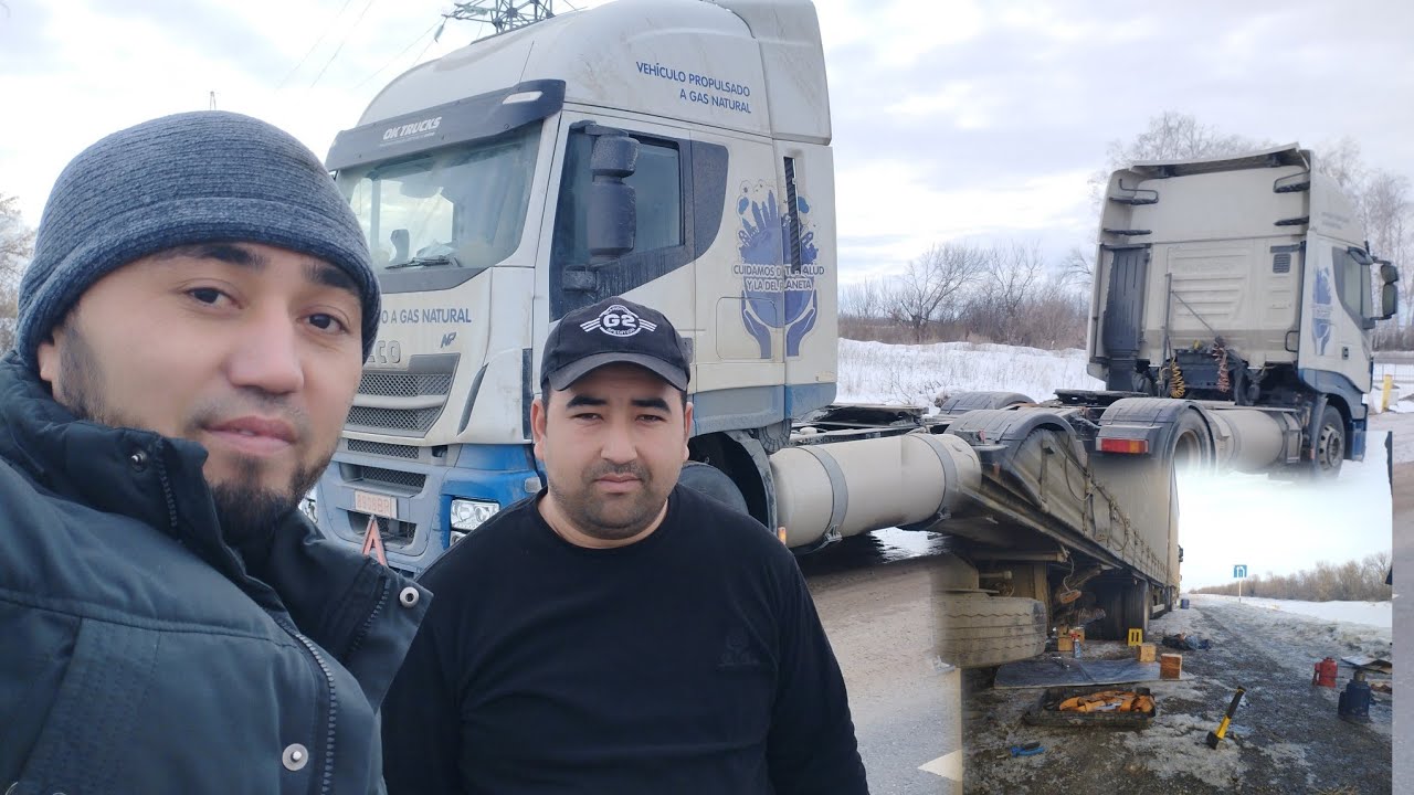 YOʼLDA QIYNALGANLAR#fura #дальнобой  #дальнобойщик #мусофирлар ##мусофирлар #фура #iveco #перегон