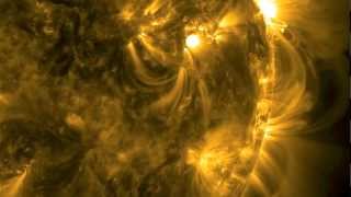 Waving Magnetic Loops Along the Edge of the Sun | NASA SDO Solar Space Science HD