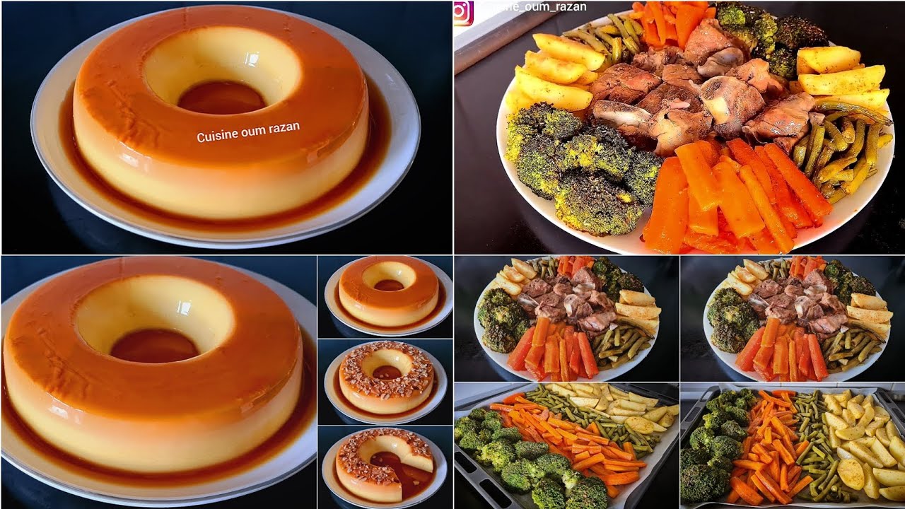 هنيتك من التشحار و التعمار فطور كامل متكامل/ اللحم بالخضر طايب بطريقة صحية و تحلية خطيرة لذيذة بزاف