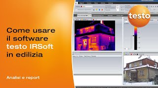 Creare un report termografico nel settore edile con il software IRSoft