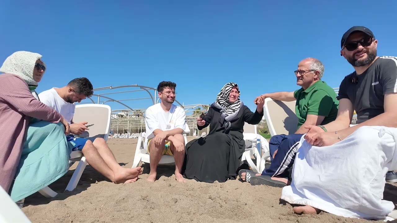 Aile Muhabbeti Antalya Plajda Muhabbet Son Günümüz