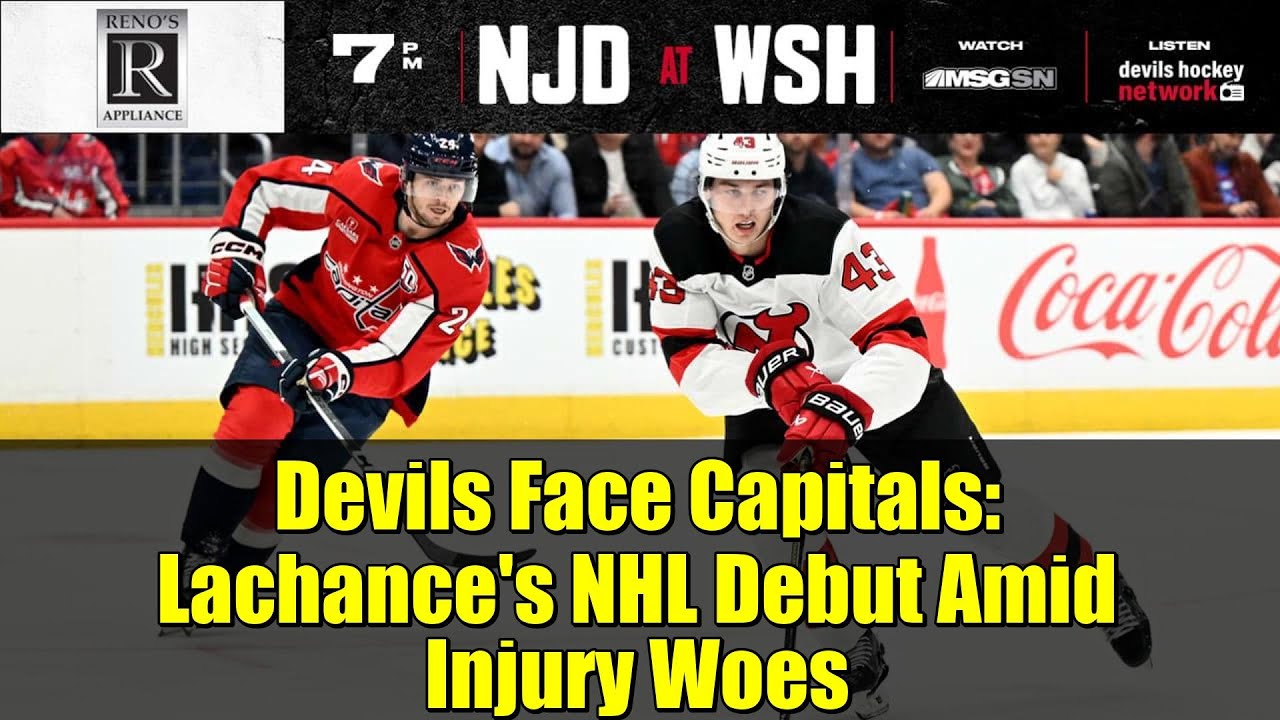 «Дэвилз» встретятся с «Кэпиталз»: дебют Лашанса в НХЛ на фоне проблем с травмами