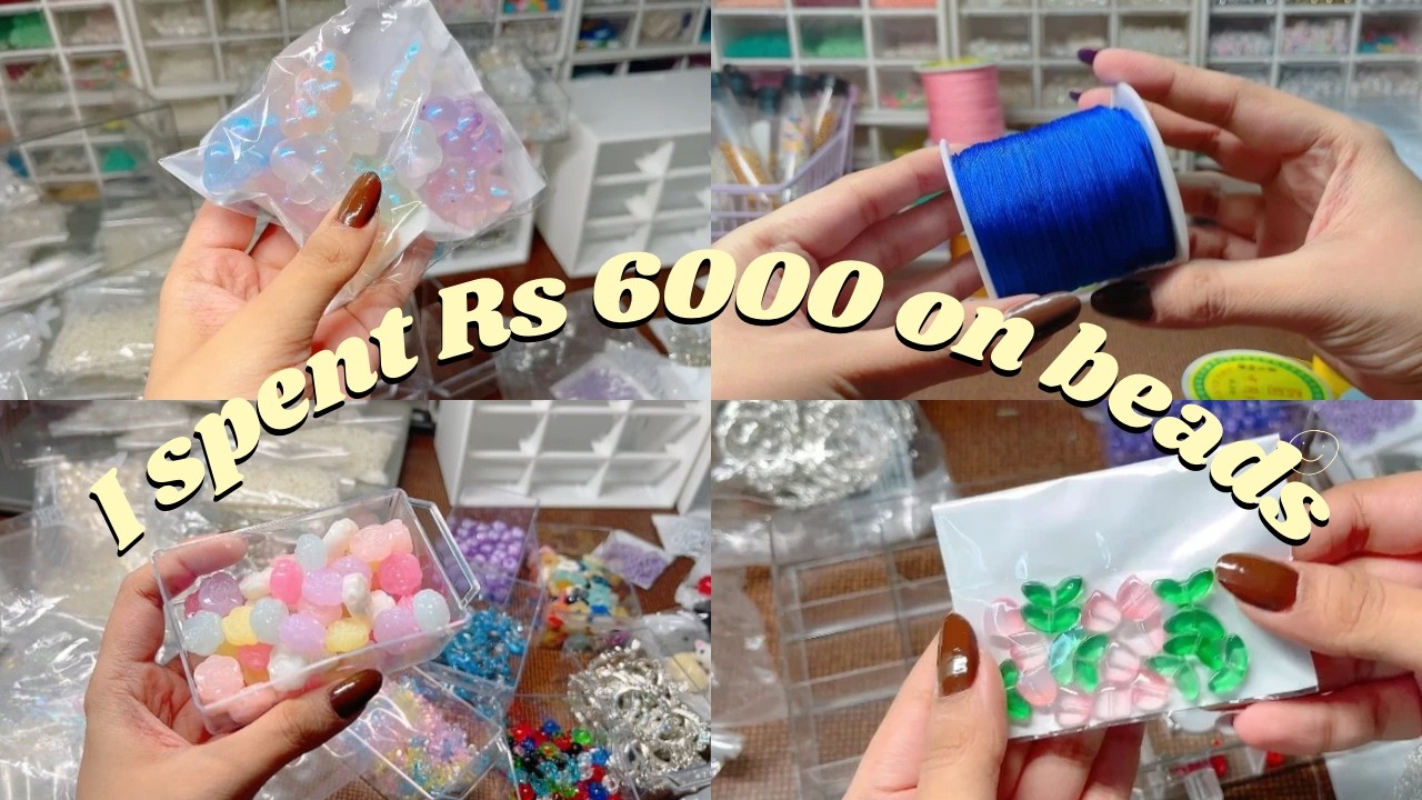 Studio Vlog 🌷🌿// Organising And Restocking New Beads // running my small business