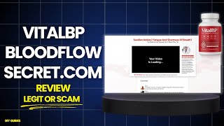 VitalBP Reviews: Scam Alert On BloodFlowSecret.com And Dr Luis Martinez Claims Explained! Truth!