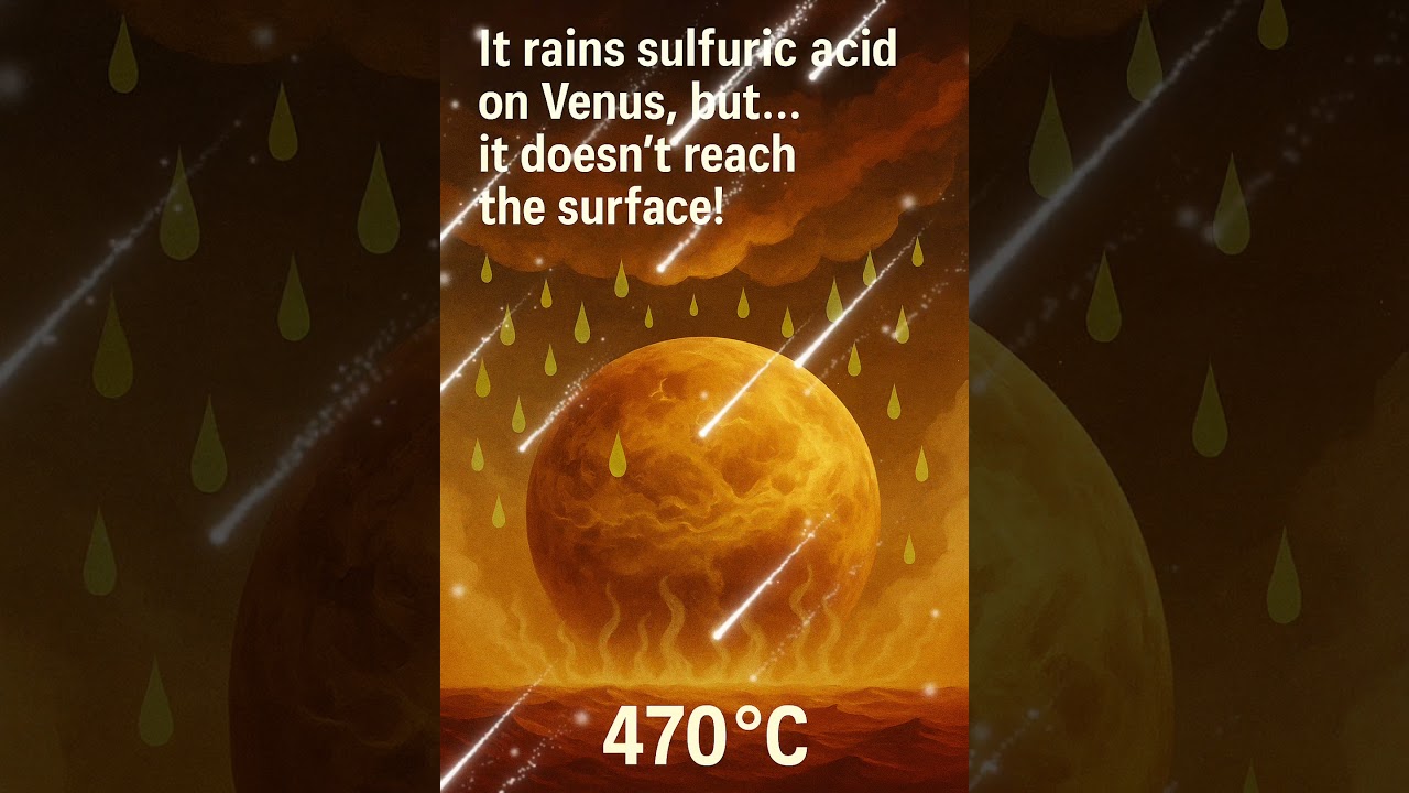Why Acid Rain on Venus Never Touches the Ground 🌋🧪 