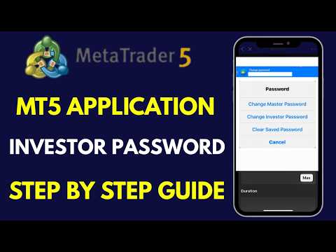 How to Change MT5 Investor Password | MetaTrader 5 Application Complete Guide in Hindi