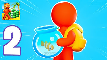 Aquarium Land Gameplay Walkthrough Part 2 - Tutorial On Building The Largest Aquarium (Android,iOS)