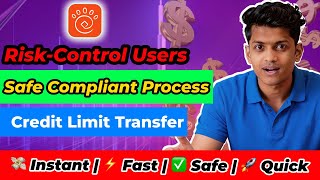 Risk-Control Users Only: Credit Card Limit to Bank Account Transfer | Safe Compliant Process