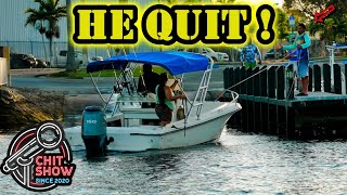 Threw the Line and Left ! Boat Ramp is a Total Mess ! (Chit Show)