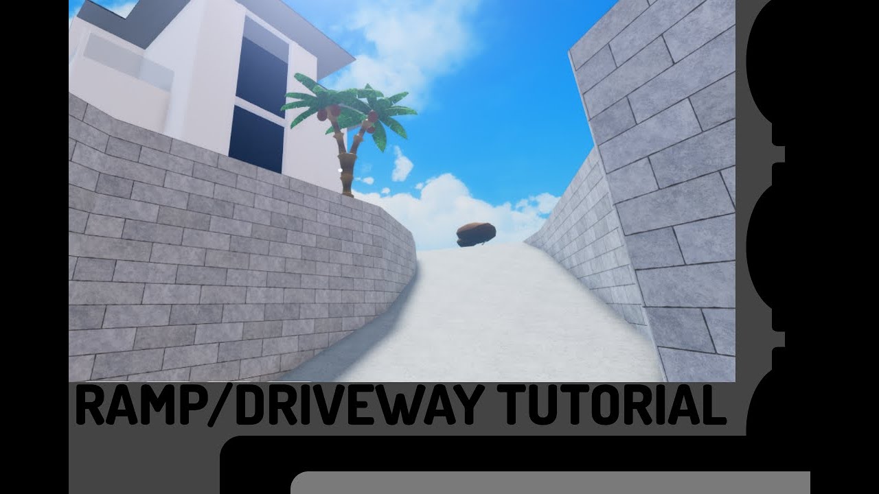 How To Make A Custom Driveway/Ramp In Roville!