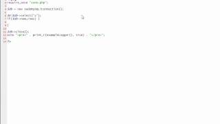 Sado and Database Connection Tutorial
