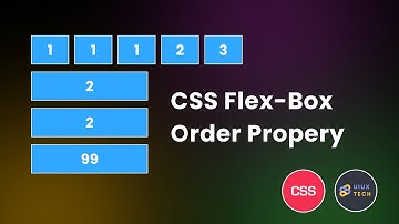 CSS Flex-box Order Property Tutorial in Hindi | CSS Flex - Order Property