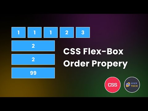 CSS Flex-box Order Property Tutorial in Hindi | CSS Flex - Order Property