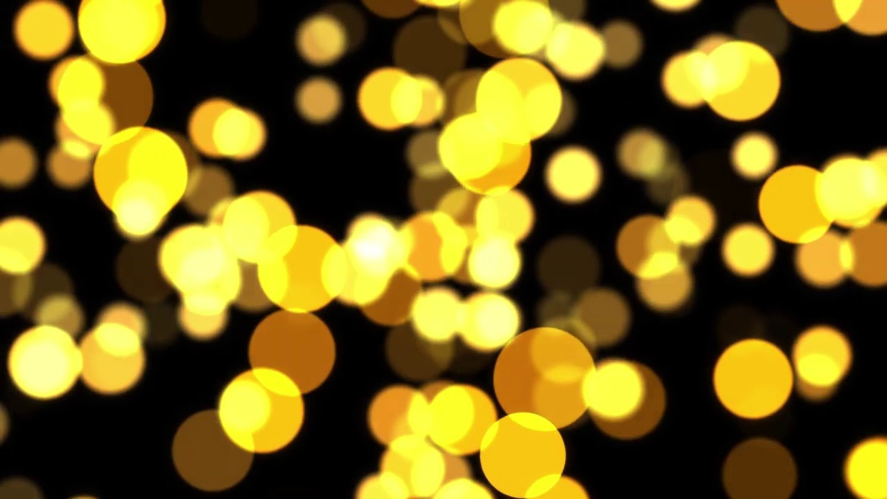Abstract Golden Particles Bokeh Effect Free Download ...