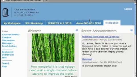 Sakai Big Idea #5: Group-aware Tools