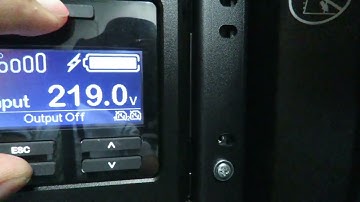 How to Check Button Error of SRT UPS?