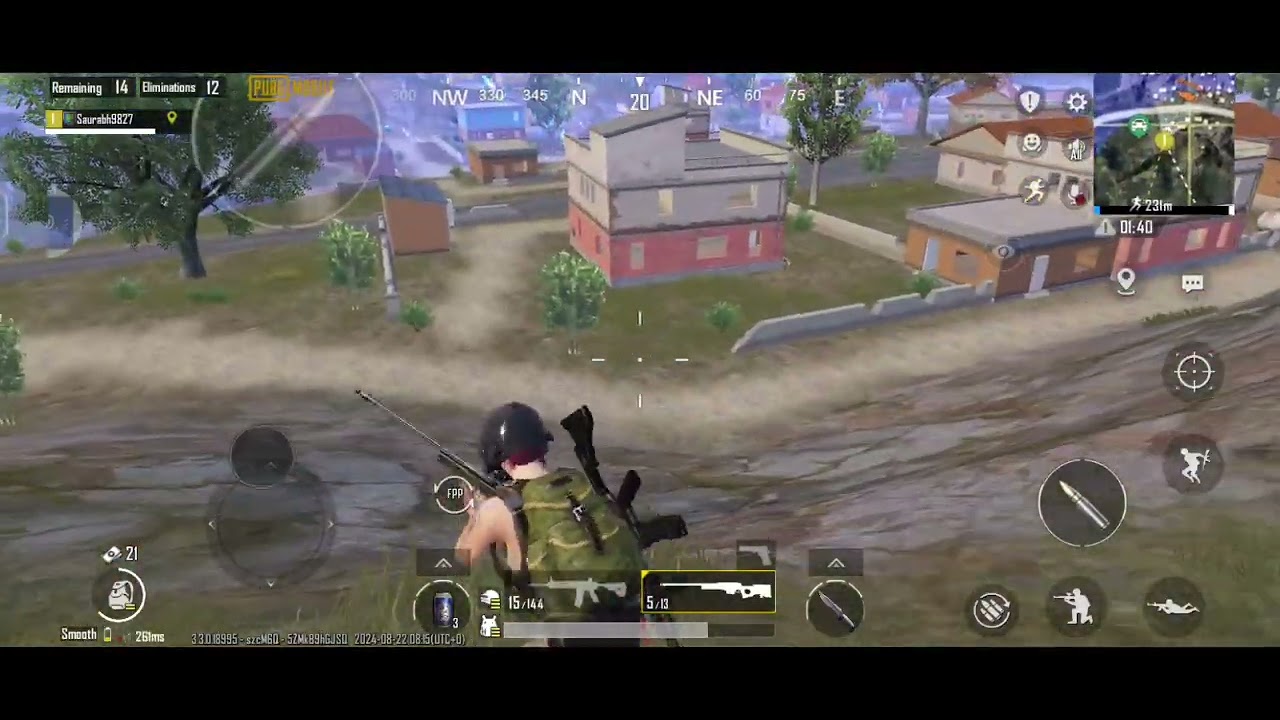 AWM 1vs4 🔥 BGMI 🔥 time 😱 Gaming video 🔥 SP Saurabh YT 🔥