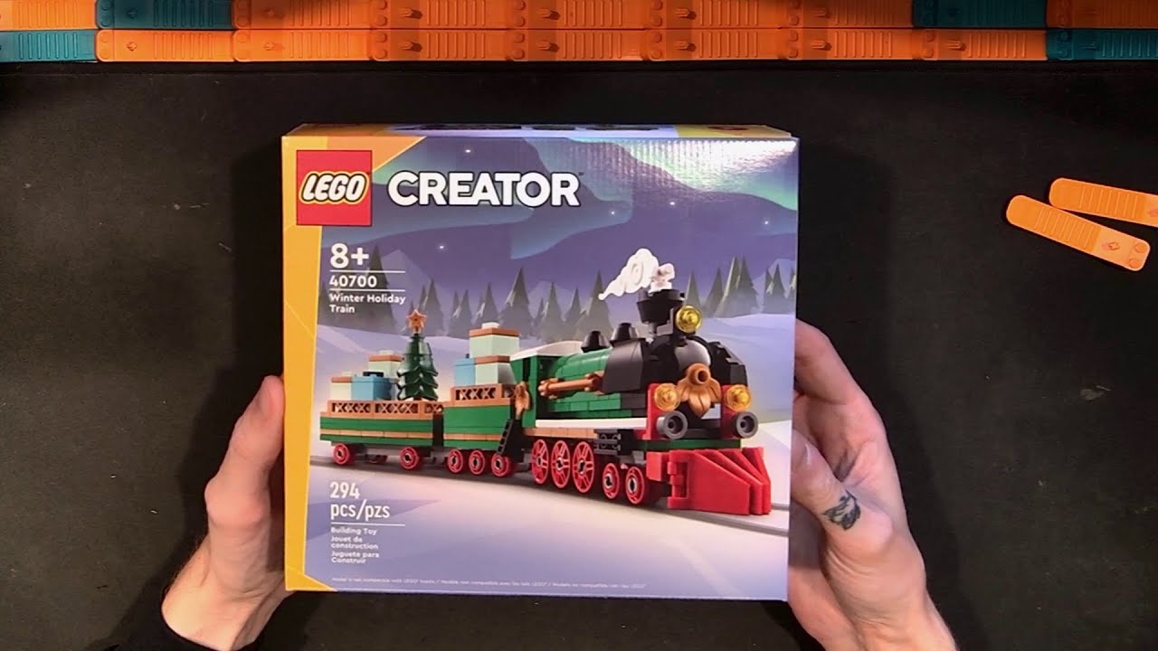 LEGO Creator Winter Holiday Train Gift With Purchase 40700 Build And Review! $170 Threshold?!