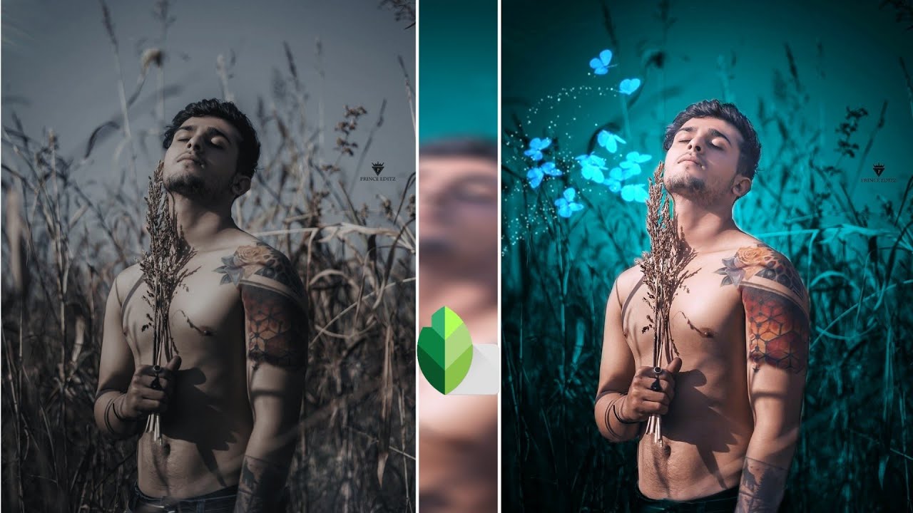 Snapseed Butterfly Photo Editing Trick 🦋 Snapseed Blue Photo Editing| Snapseed Photo Editing