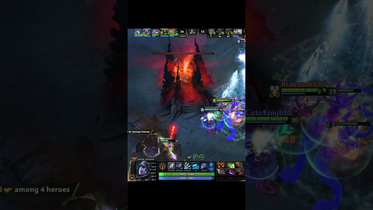 DROW Ranger Iced Arrow highlights 