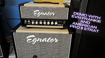 Would You Rock An Egnater Rebel 20?  - Demo’d  With An EVH Frankie  And American Pro II Stratocaster