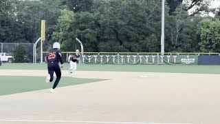 St. Helena's Adam Herdell and Tyler Agapoff run the bases aggressively