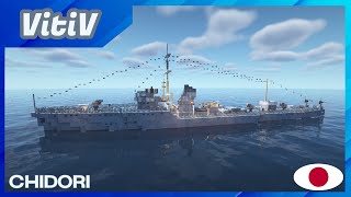 IJN Chidori - Chidori-class Torpedo Boat - Minecraft
