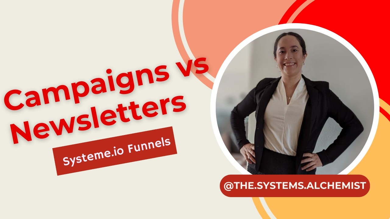 Systeme.io Campaigns vs Newsletters