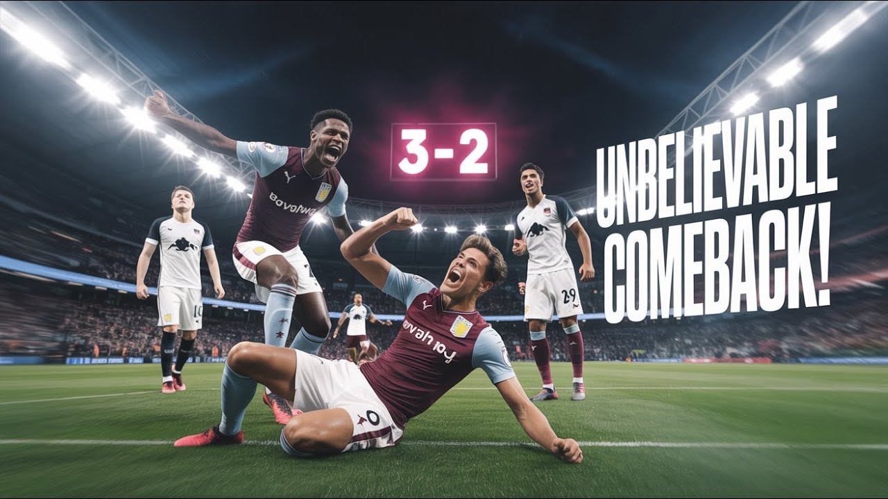 Aston Villa STUN RB Salzburg 3–2 | Crazy Comeback, Late Winner & European Drama!