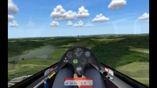 Flight pattern at LKCM - Condor Sim (HD)