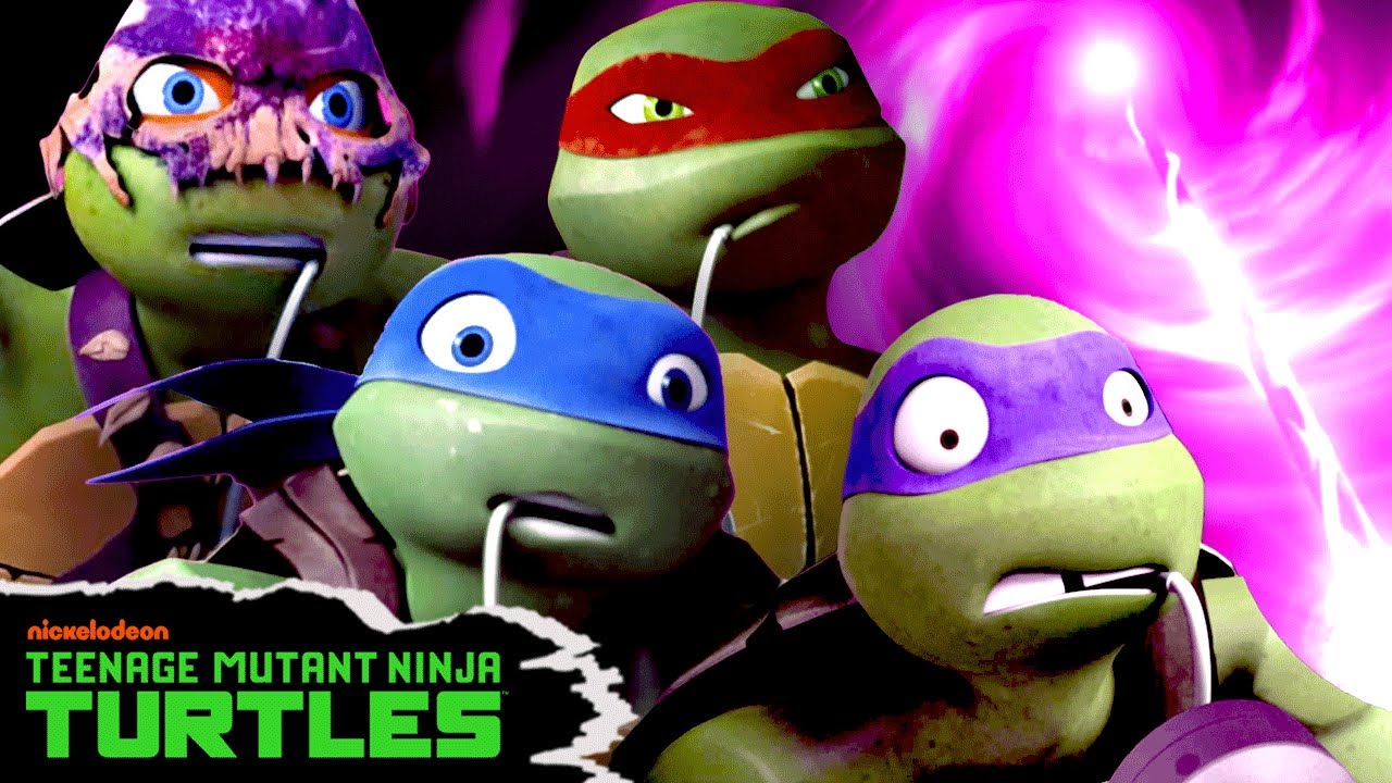 Ninja Turtles Travel to DIMENSION X in Epic Rescue Mission! | Full Scene | TMNT