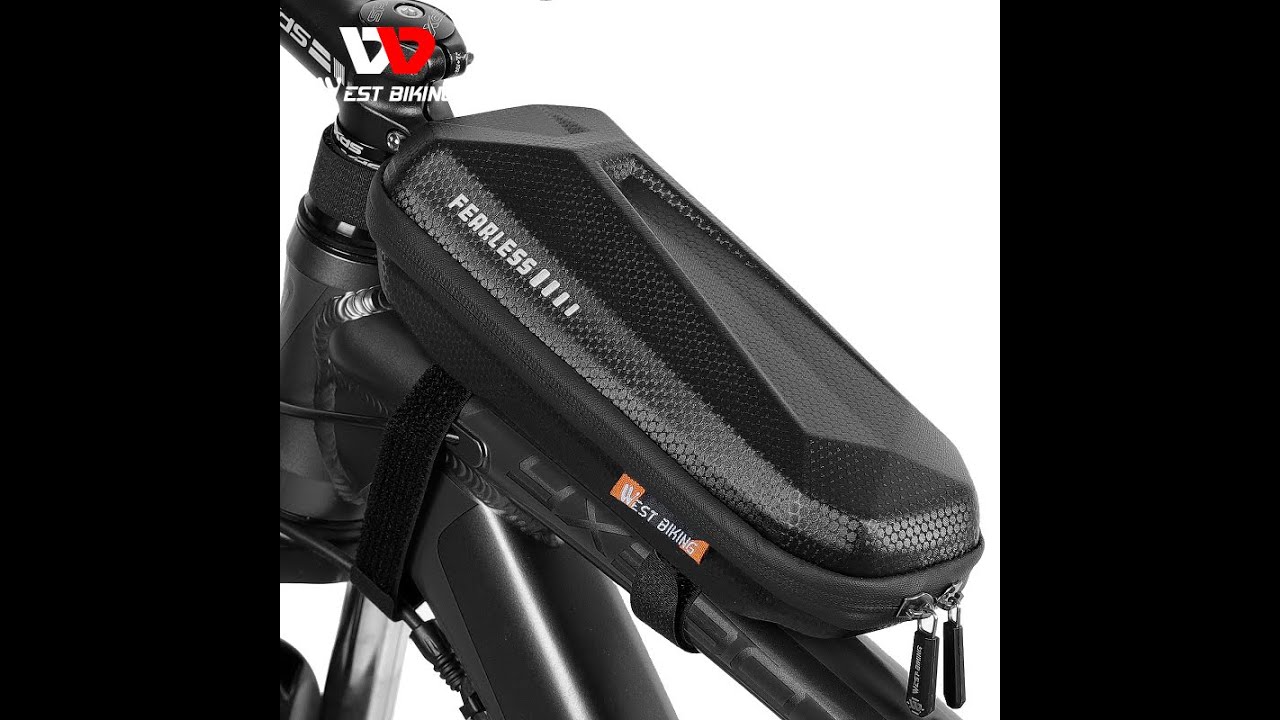 WEST BIKING large Capacity Bike Bag Front Frame Top Tube MTB Road Bike