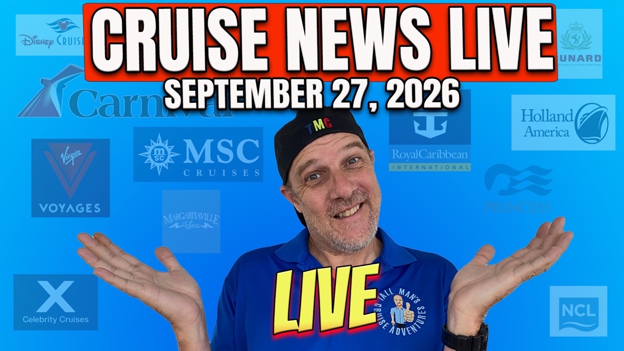 The Cruise News LIVE Show With Tall Man's Cruise Adventures