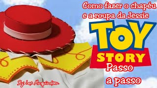 Como fazer o chapéu e a roupa da Jessie de Toy Story.