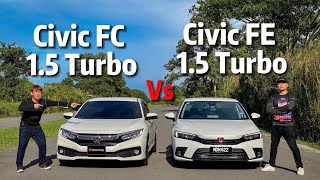 Honda Civic FE vs Honda Civic FC (episode.43) civic si | Vtec turbo
