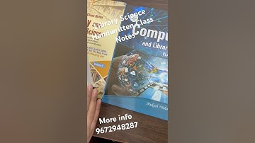 Library Science Handwritten Class notes UNBOXING