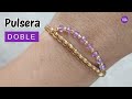 👉Pulsera de hilo 2 en 1 [doble] Nudo ALONDRA y Nudo PLANO.