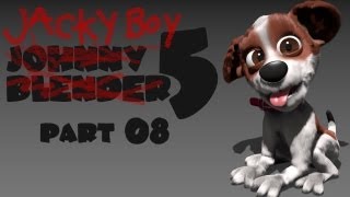 JB5 - Jacky Boy Pt 8 - Making the Collar, converting to Blender Internal