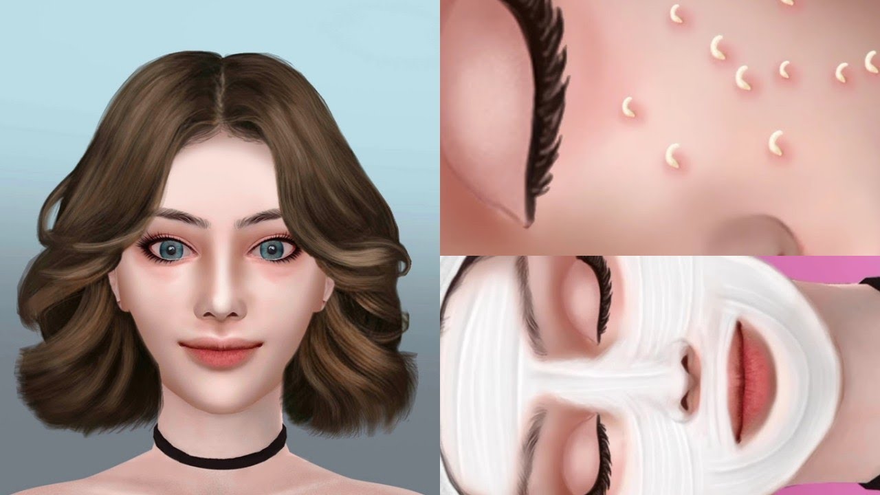 ASMR satisfying Removal, face washing process YouTube