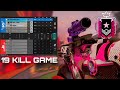[FULL GAME] HOW THE BEST CONTROLLER PS5 CHAMPION PLAYS RANKED: CRAZY 19 KILL GAME+BEST R6 SETTINGS