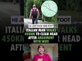 He walked 450 KM to avoid his wife #italy #marriagelife #relationshipgoals #relatable #viralnews