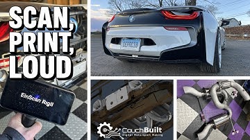 3D printing a flame throwing exhaust to turbo rotary swap a BMW i8