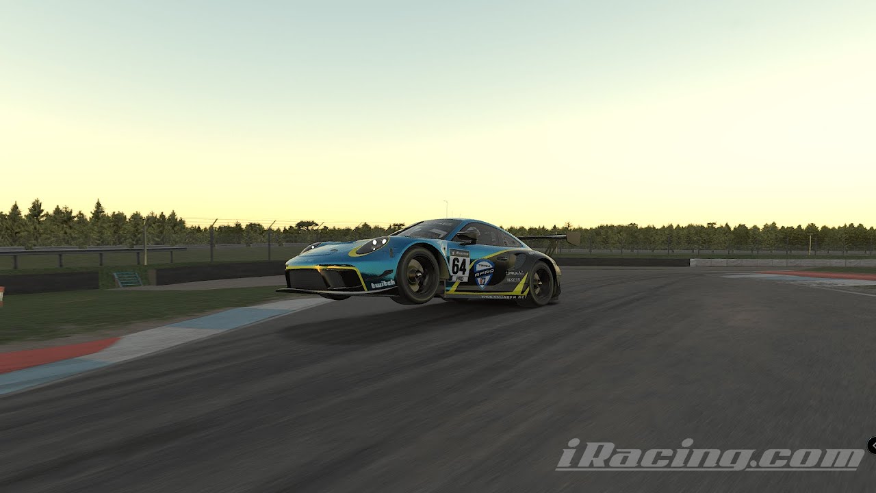 iRacing Knockhill Porsche GT3 R RFRO SKIN YouTube