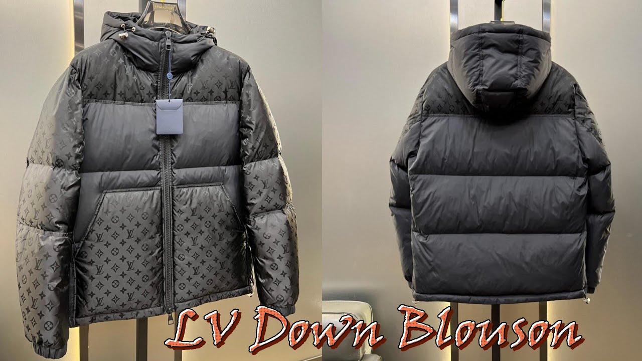 LOUIS VUITTON MONOGRAM Down Blouson/PUFFER JACKET - YouTube