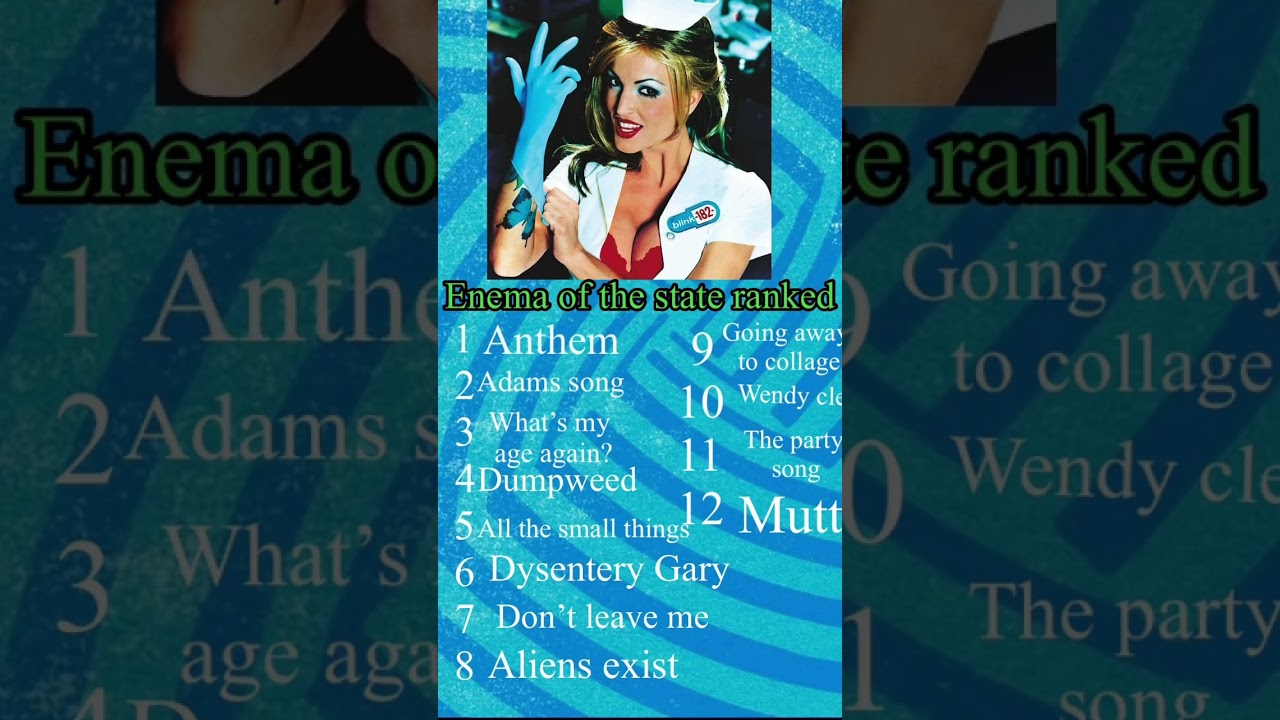 Enema of the state ranked 