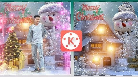 Christmas Status Video Editing In Kinemaster (Make status videos from your photos)