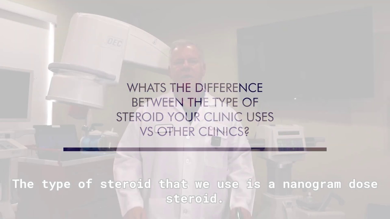 How does the steroid used at the Centeno Schultz Clinic differ from other clinics?