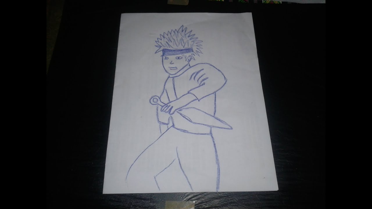 51 Gambar Kartun Naruto Dengan Pensil Himpun Kartun