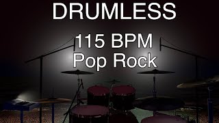Video thumbnail of "Drumless Backing Track  | 115 bpm Melodic Pop Rock"